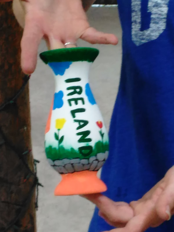 Ireland Themed Vase
